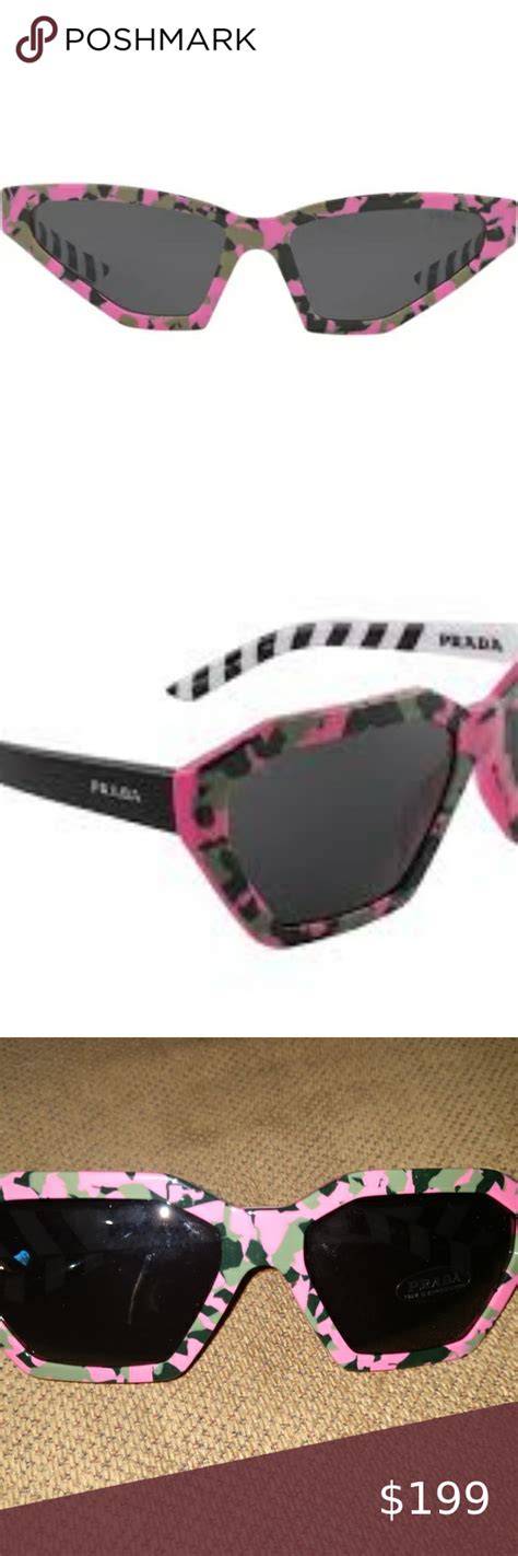 prada pink camo sunglasses|prada eyeglasses pink.